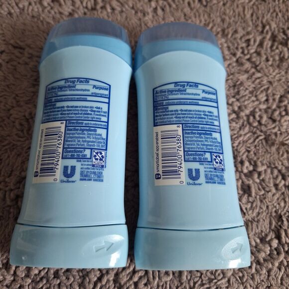 2 Pack Suave Antiperspirant Deodorant 2.6oz 48 Hour, Invisible Solid-‎ POWDER - Picture 2 of 4